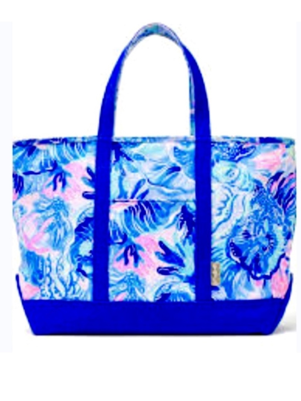 EUC Lilly Mercato Tote Shade seekers print
